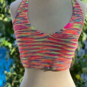 Shein multi color halter top